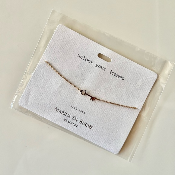 Marina De Buchi Gold Plated Unlock your Dreams Bracelet - Picture 4 of 4